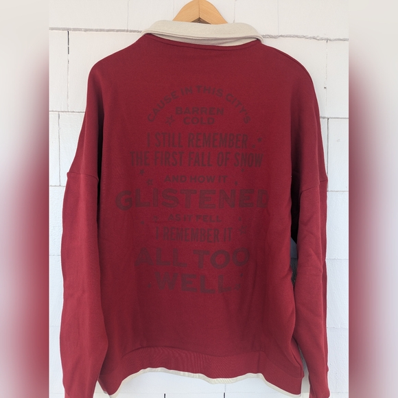 New! Taylor Swift Red All Too Well Sweatshirt Size Large - Picture 7 of 7